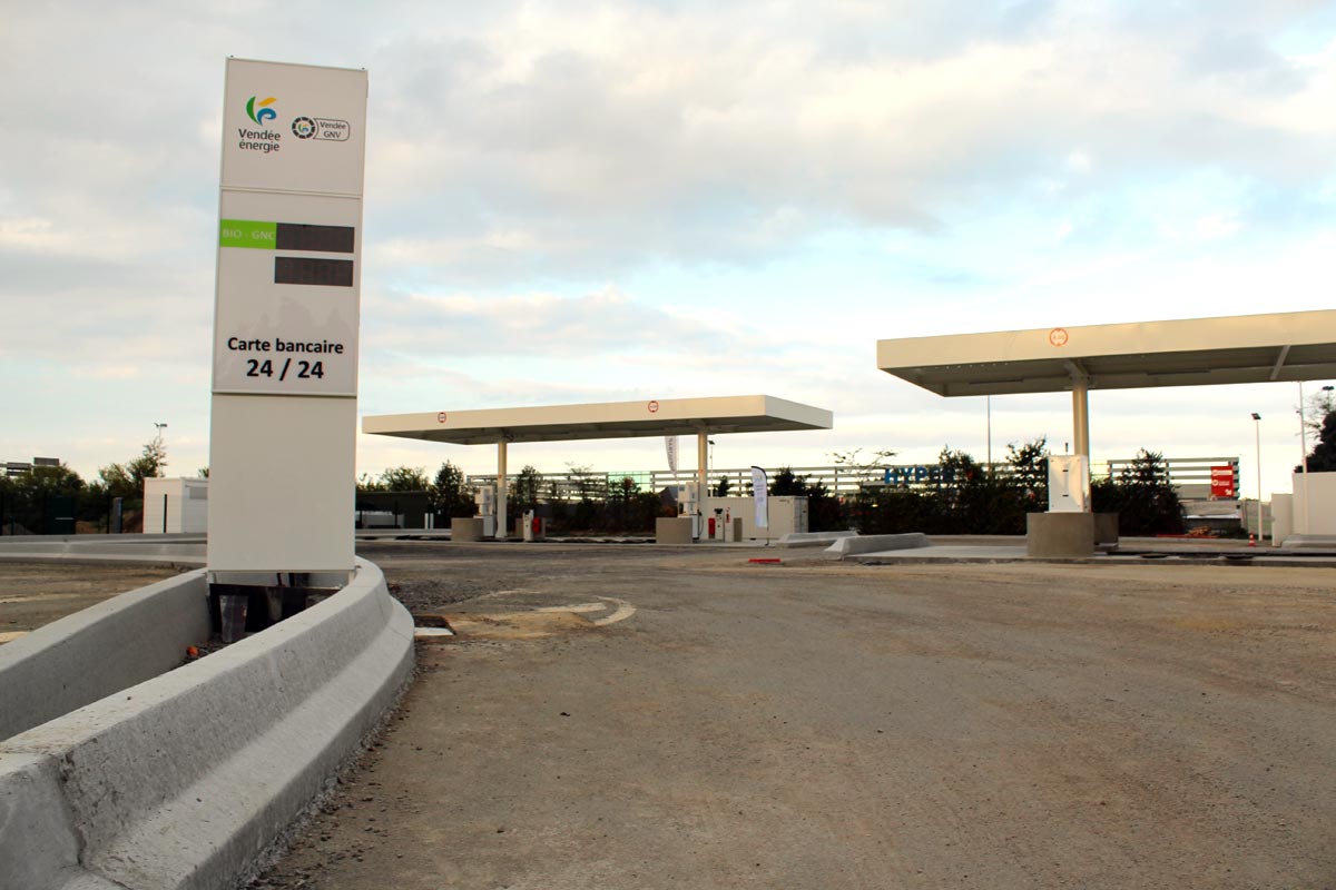 Station multi-énergies vertes de La Roche-sur-Yon