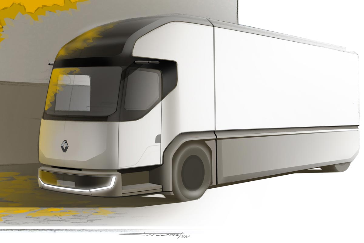 Camion électrique Renault Trucks Projet Oxygen