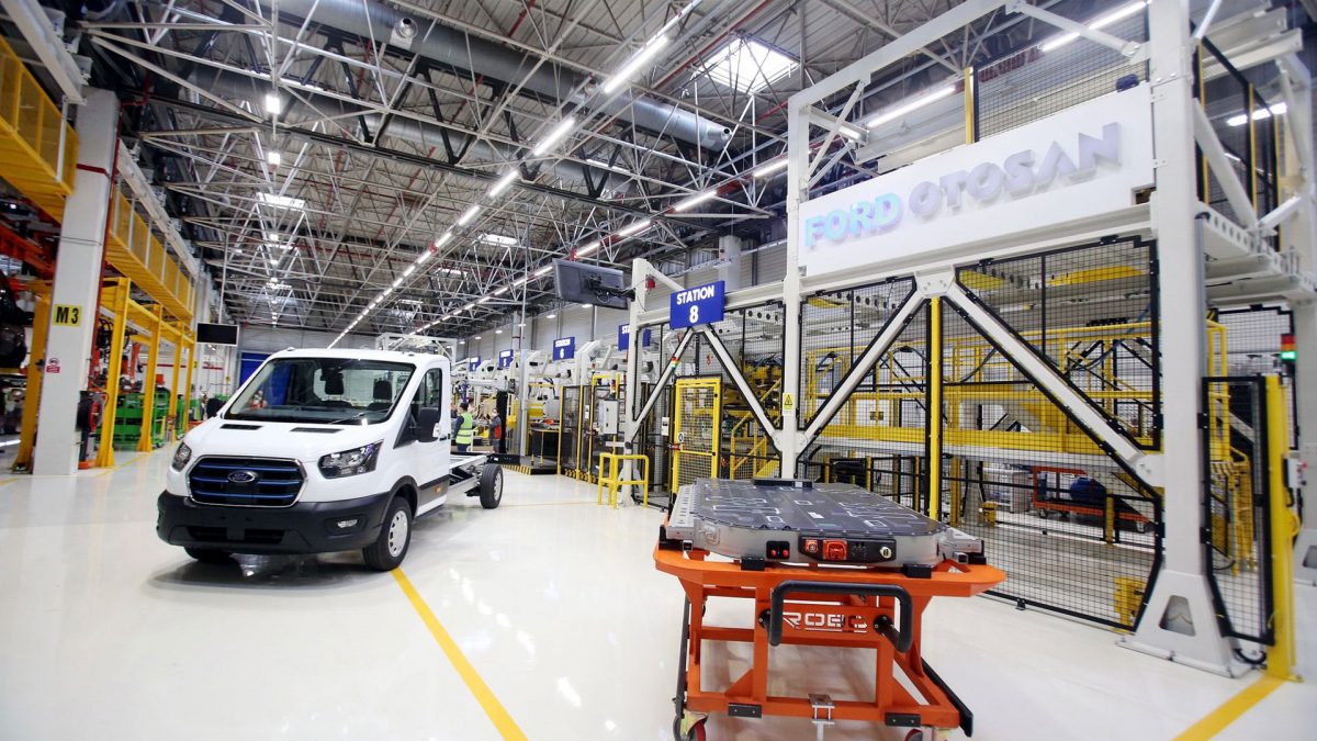 Ford e-Transit Production pour l'Europe