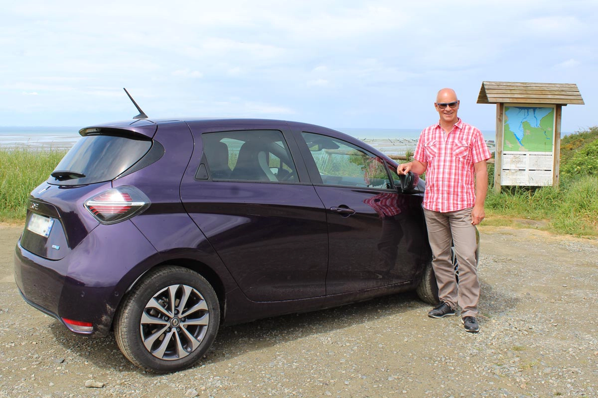 Pascal Houssard and his Renault Zoe 2