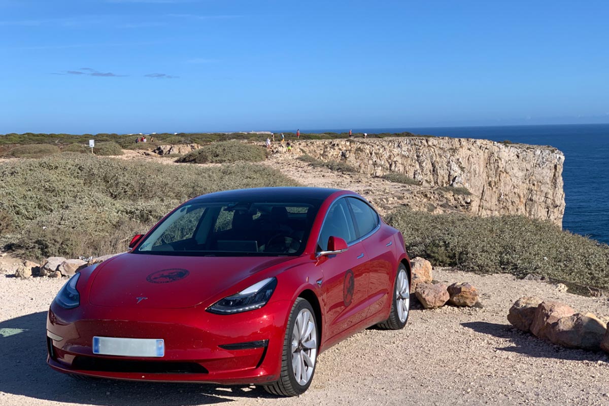 European Electric Cannonball on the Tesla Model 3